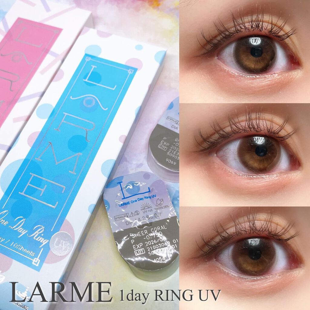 LARME ONE DAY RING(ラルムワンデーリング)/LARME/ワンデー（１DAY）カラコンを使ったクチコミ（1枚目）