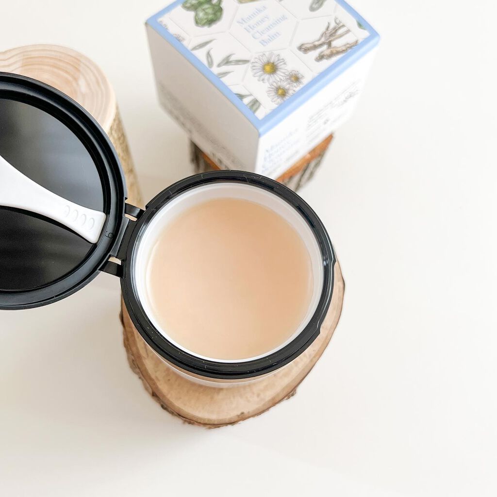 マヌカハニー クレンジングバーム/アピセラピーコスメティクス/クレンジングバームを使ったクチコミ（3枚目）