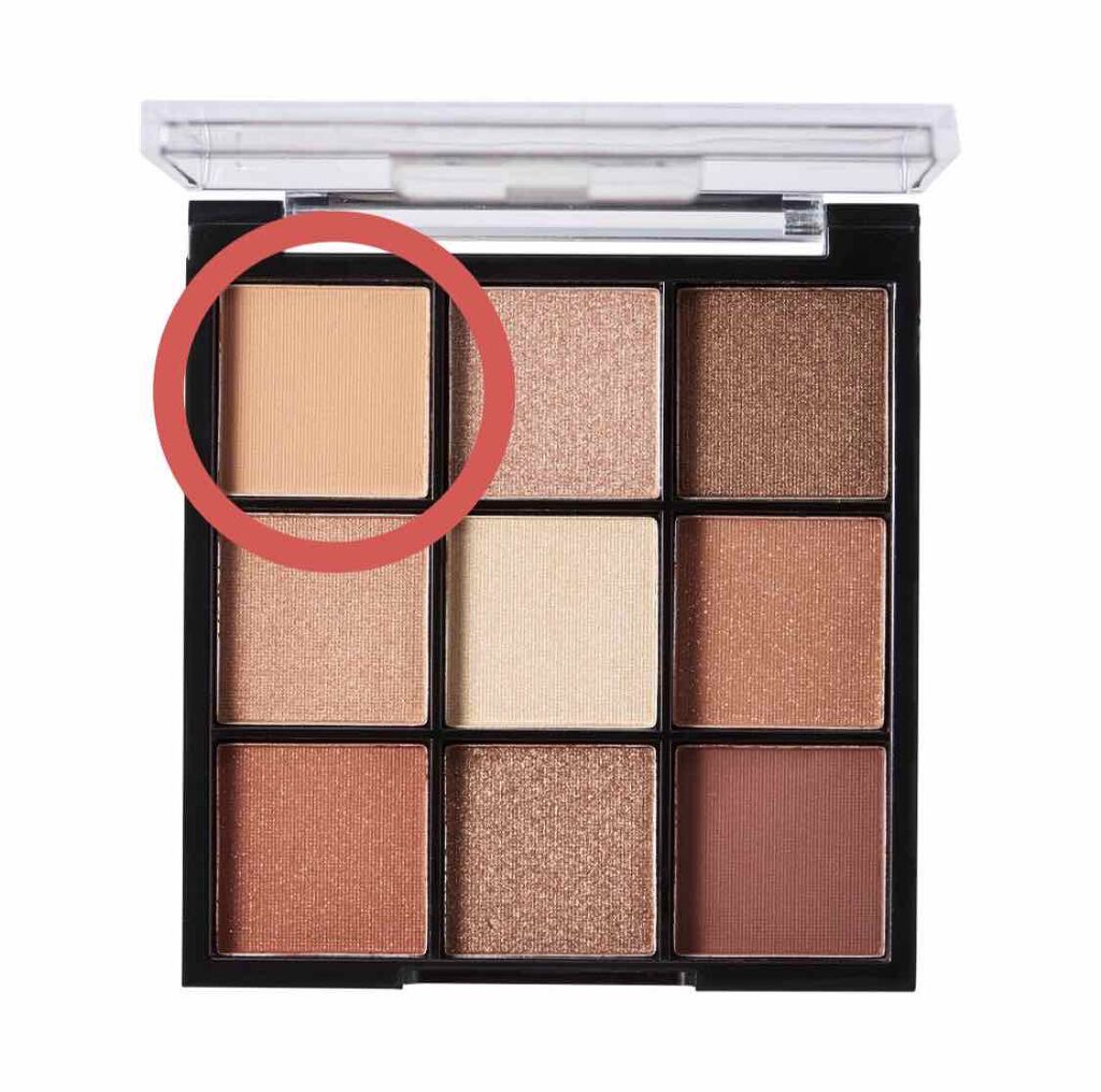 UR GLAM　BLOOMING EYE COLOR PALETTE/U R GLAM/アイシャドウパレットを使ったクチコミ（2枚目）