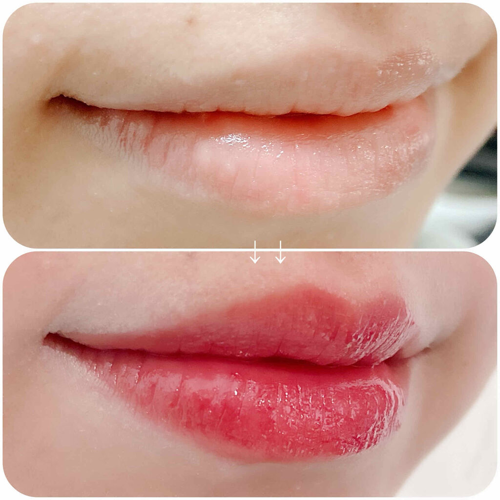 ルージュ ヴォリュプテ シャイン/YVES SAINT LAURENT BEAUTE/口紅を使ったクチコミ（2枚目）