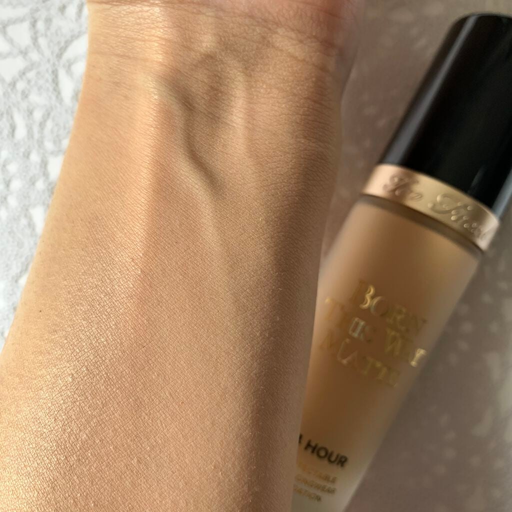 ボーン ディス ウェイ アンディテクタブル 24H マット ファンデーション/Too Faced/リキッドファンデーションを使ったクチコミ(5枚目)