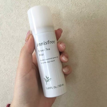 グリーンティー　ヒアルロン　ミスト/innisfree/ミスト状化粧水を使ったクチコミ（1枚目）