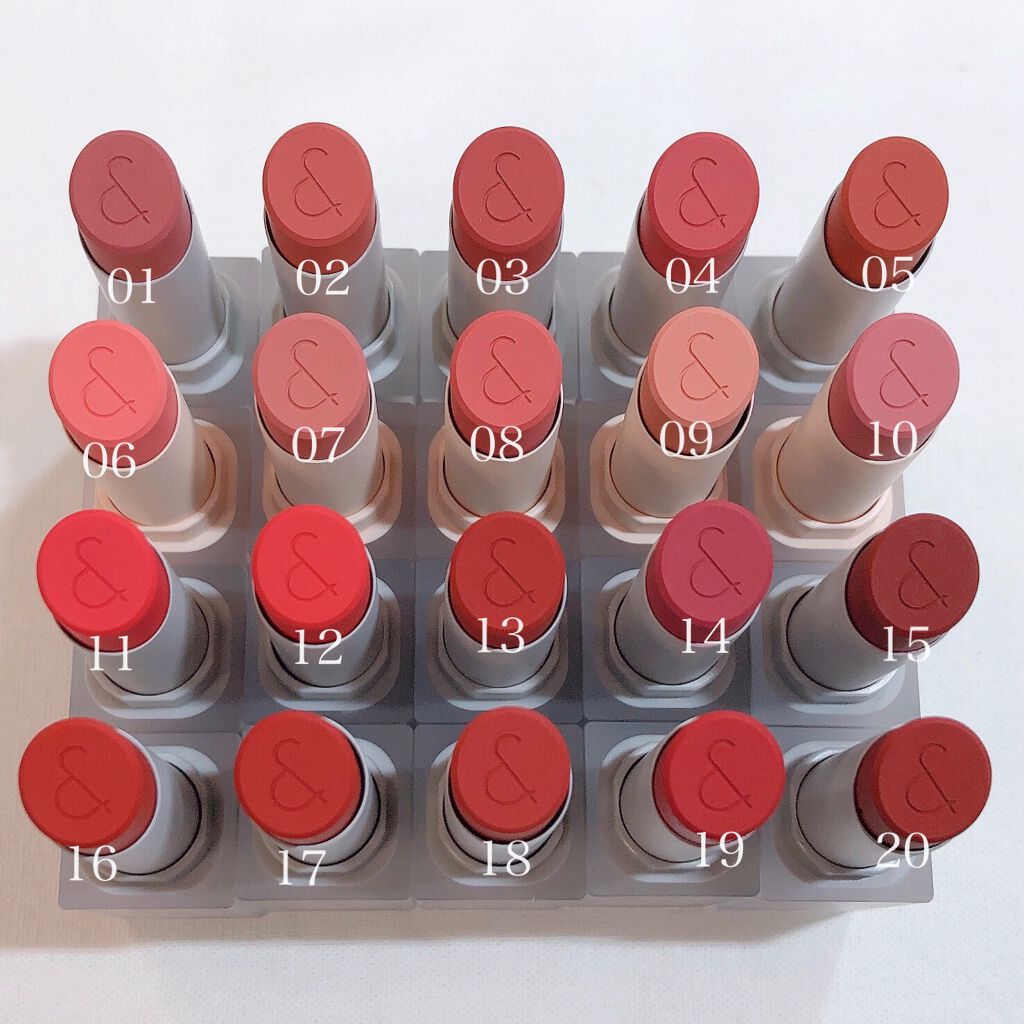 ゼロマットリップスティック 18 タンニングレッド/rom&nd/口紅を使ったクチコミ（2枚目）