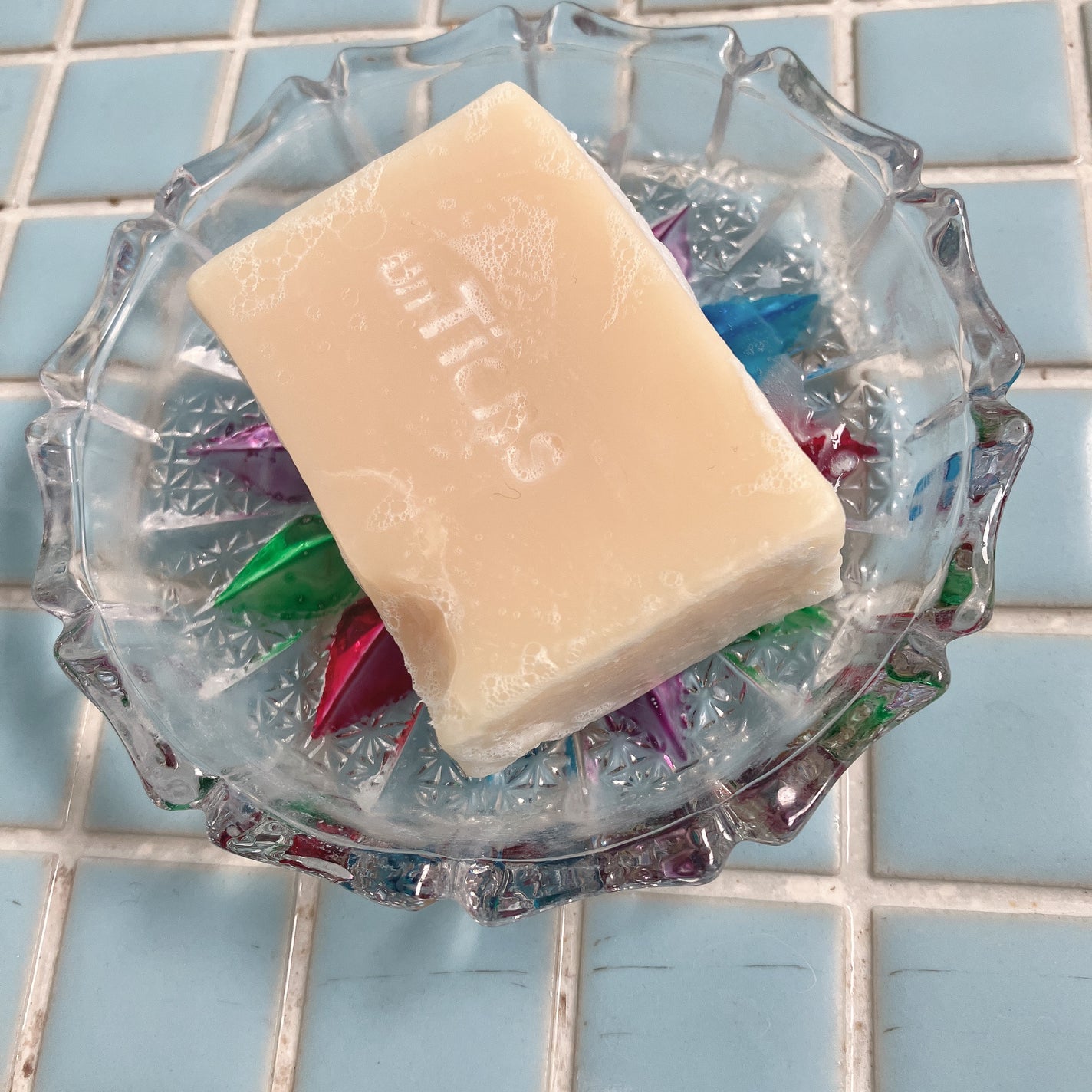 手作り洗顔石鹸 アンティアン クイーン オブ ソープ 「ラベンダーハニー」/アンティアン/洗顔石鹸を使ったクチコミ(3枚目)