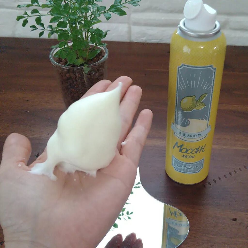 モッチスキン吸着泡洗顔FL(レモン)/MoccHi SKIN/泡洗顔を使ったクチコミ(3枚目)