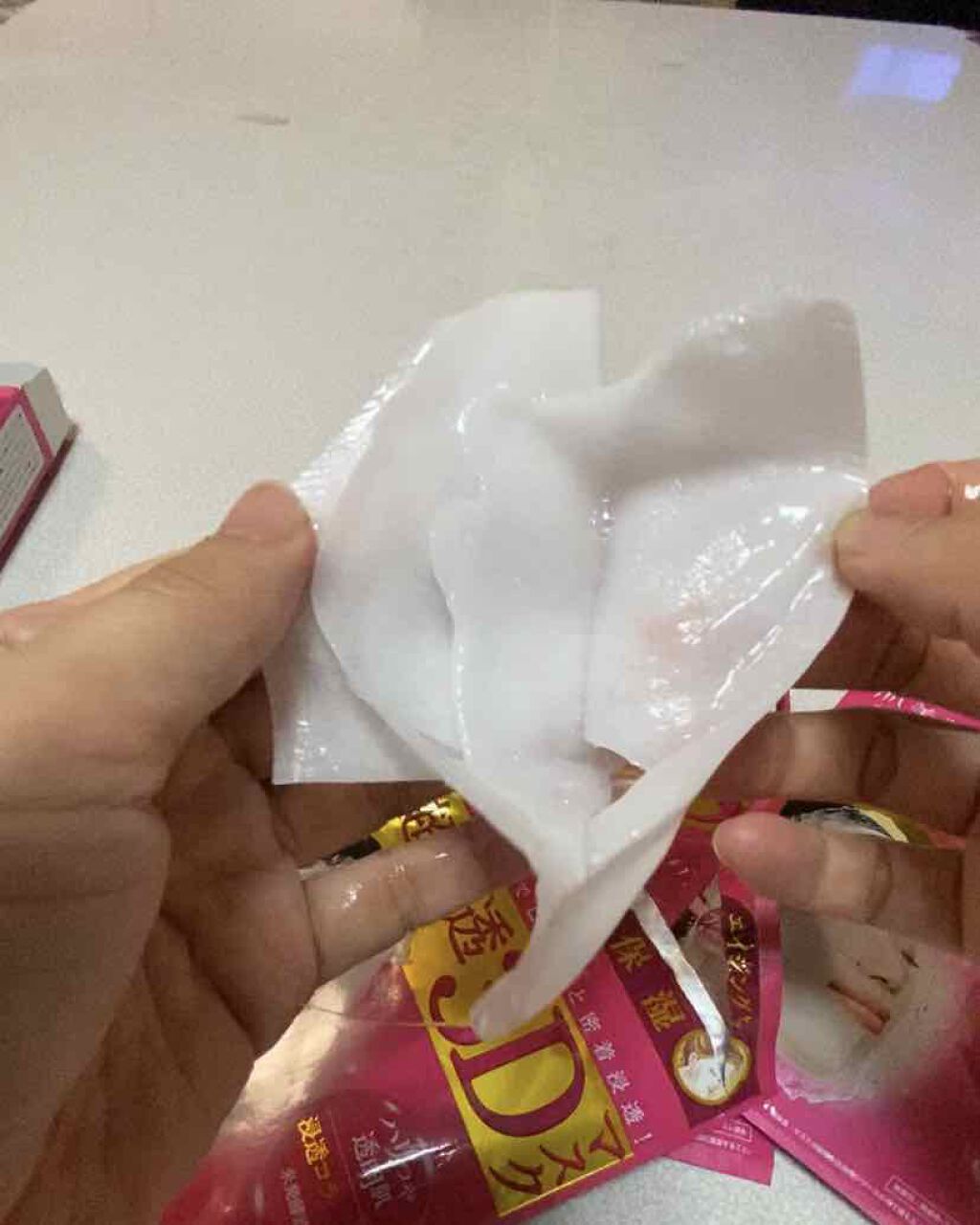 超浸透3Dマスクエイジングケア (保湿)/肌美精/シートマスク・パックを使ったクチコミ（1枚目）