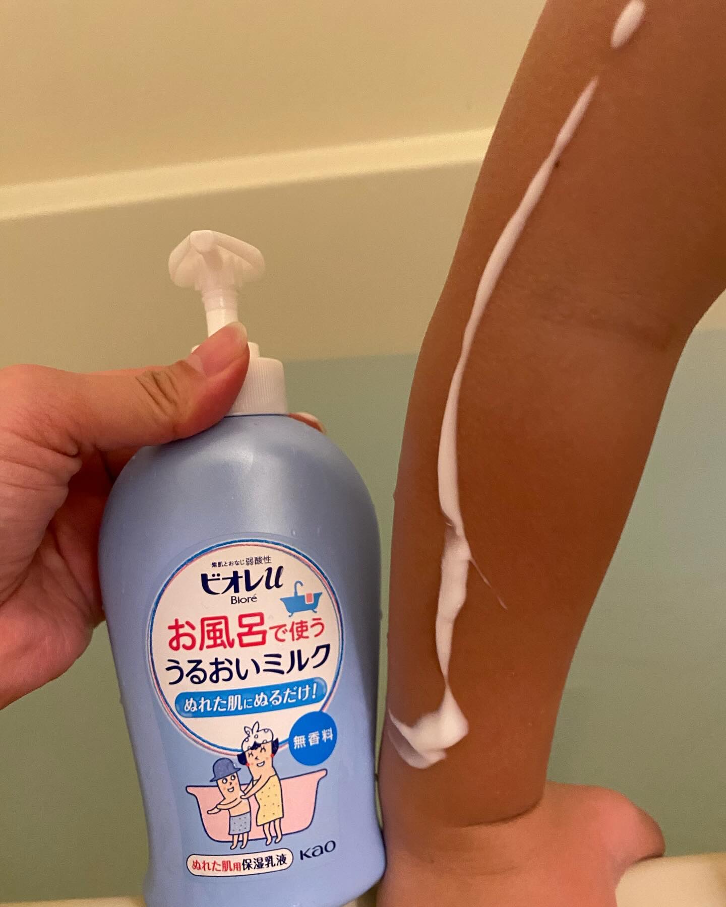 お風呂で使う うるおいミルク 無香料/ビオレu/ボディミルクを使ったクチコミ（3枚目）