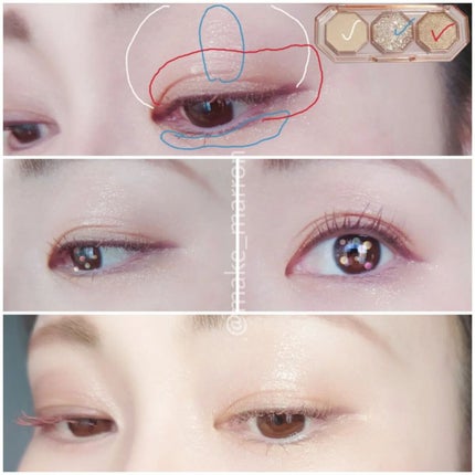 ダイヤモンドクラッシュパレット/ドド/アイシャドウパレットを使ったクチコミ(3枚目)