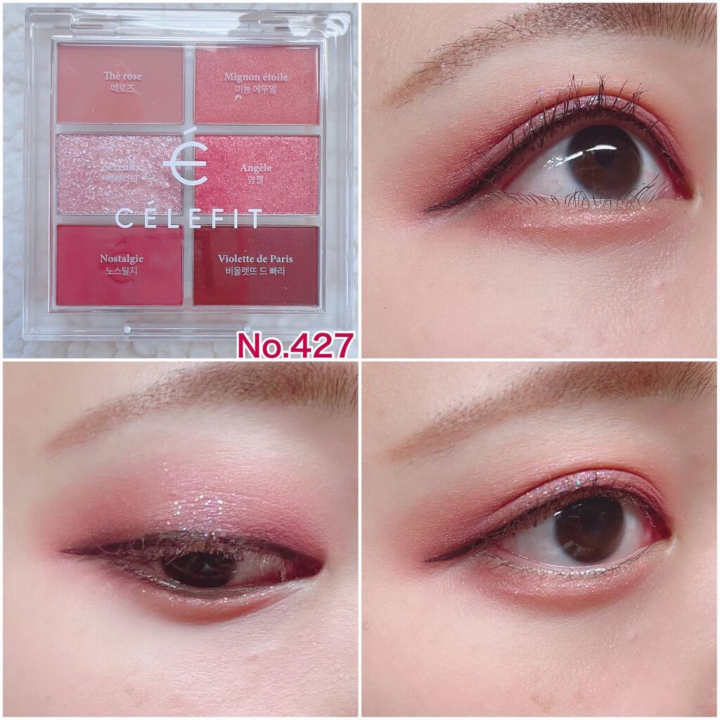 プロアイシャドウパレットセシル/CELEFIT/アイシャドウパレットを使ったクチコミ(5枚目)