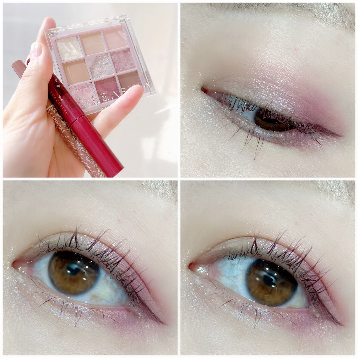 グリッターペディアアイパレット/unleashia/アイシャドウパレットを使ったクチコミ（1枚目）