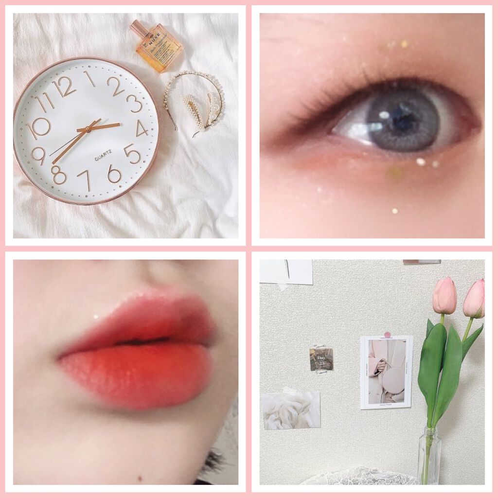 ティントバーム コーラル/DAISO/リップティントを使ったクチコミ（3枚目）