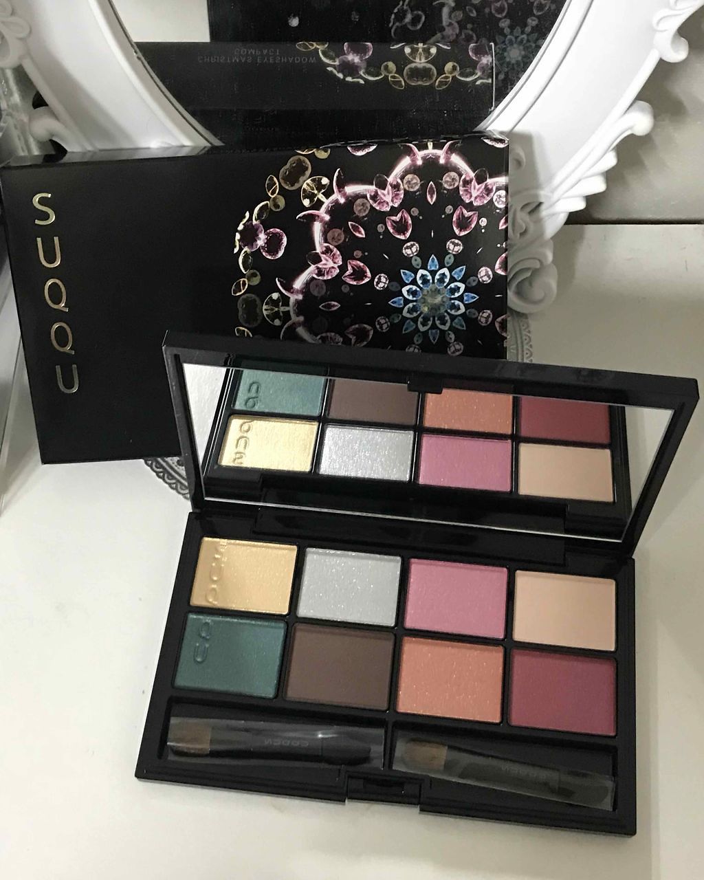 2018 クリスマス アイシャドウ コンパクト/SUQQU/アイシャドウパレットを使ったクチコミ(3枚目)