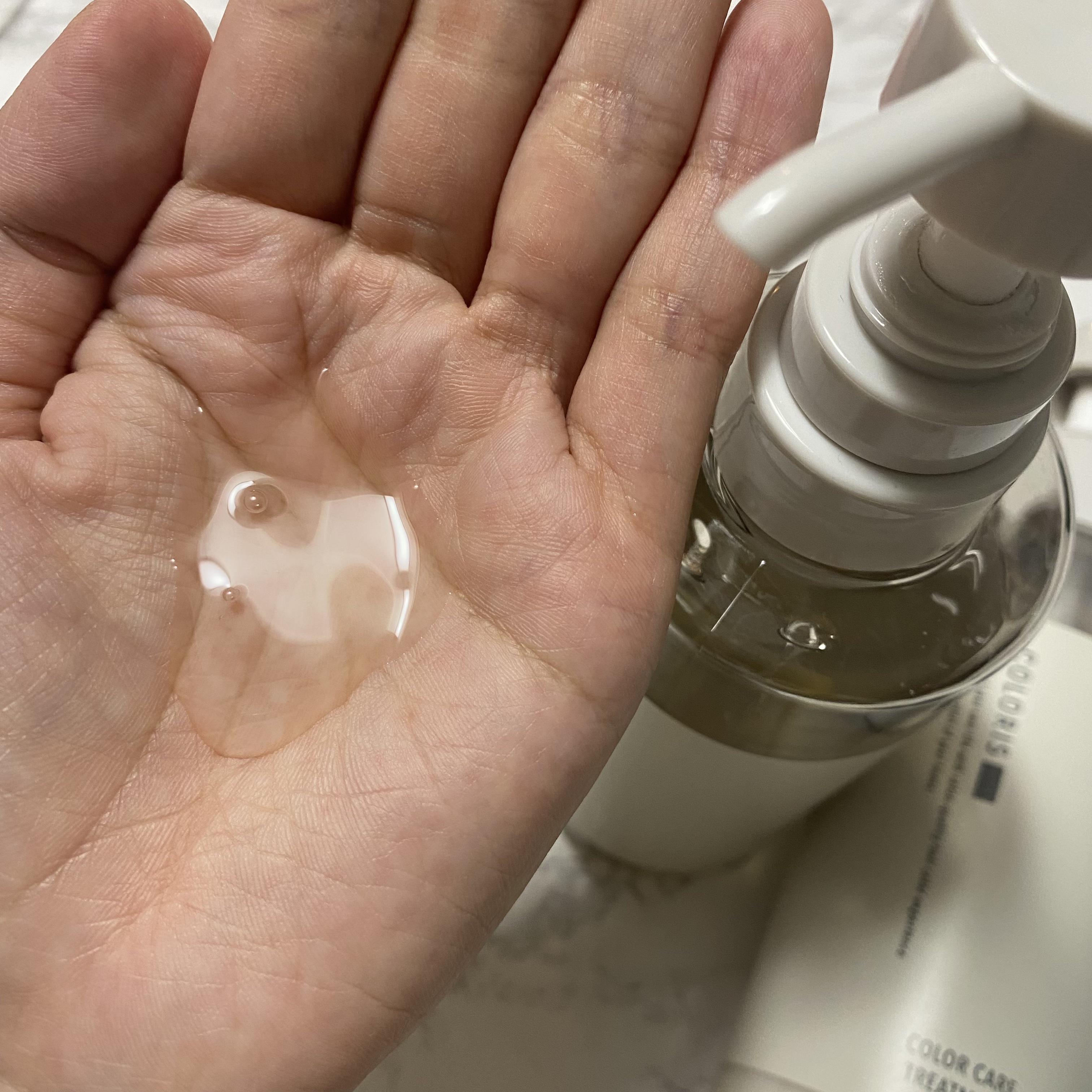 カラーケアシャンプー/トリートメント/COLORIS/市販シャンプーを使ったクチコミ（2枚目）