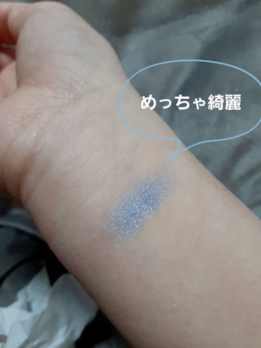 UR GLAM　POWDER EYESHADOW マリンブルー/U R GLAM/パウダーアイシャドウを使ったクチコミ（2枚目）