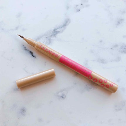 描くふたえアイライナー/CEZANNE/リキッドアイライナーを使ったクチコミ(2枚目)