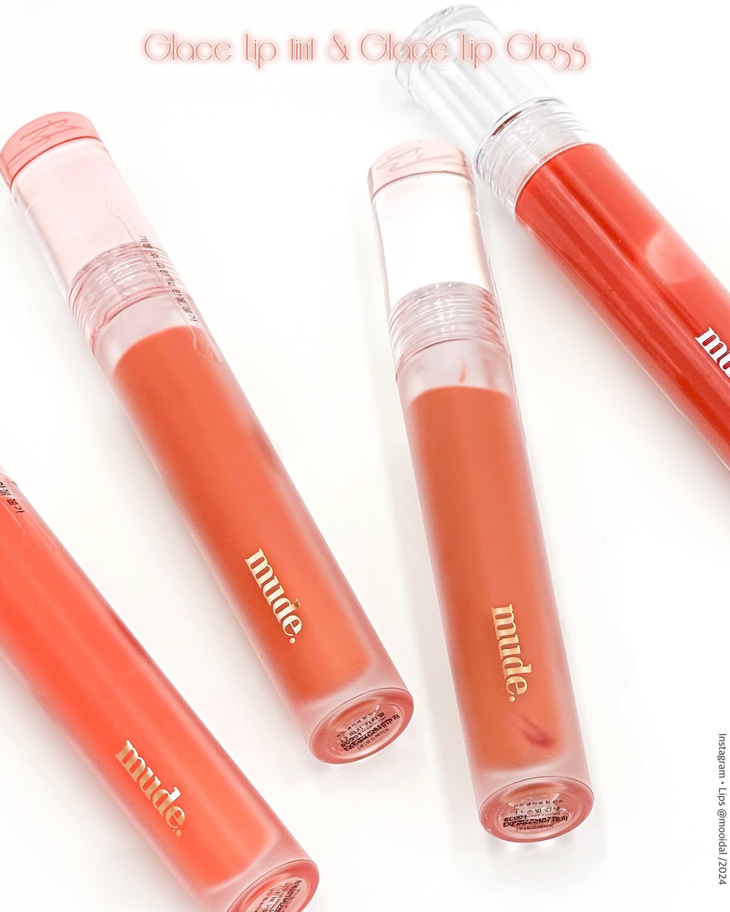 グラッセリップティント/mude./リップティントを使ったクチコミ（2枚目）