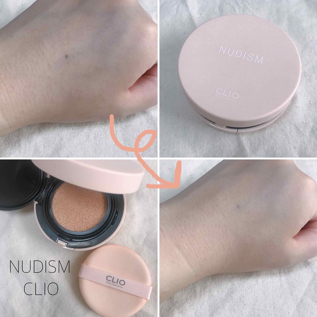 ヌーディズム ベルベットウェアー クッション/CLIO/クッションファンデーションを使ったクチコミ（1枚目）