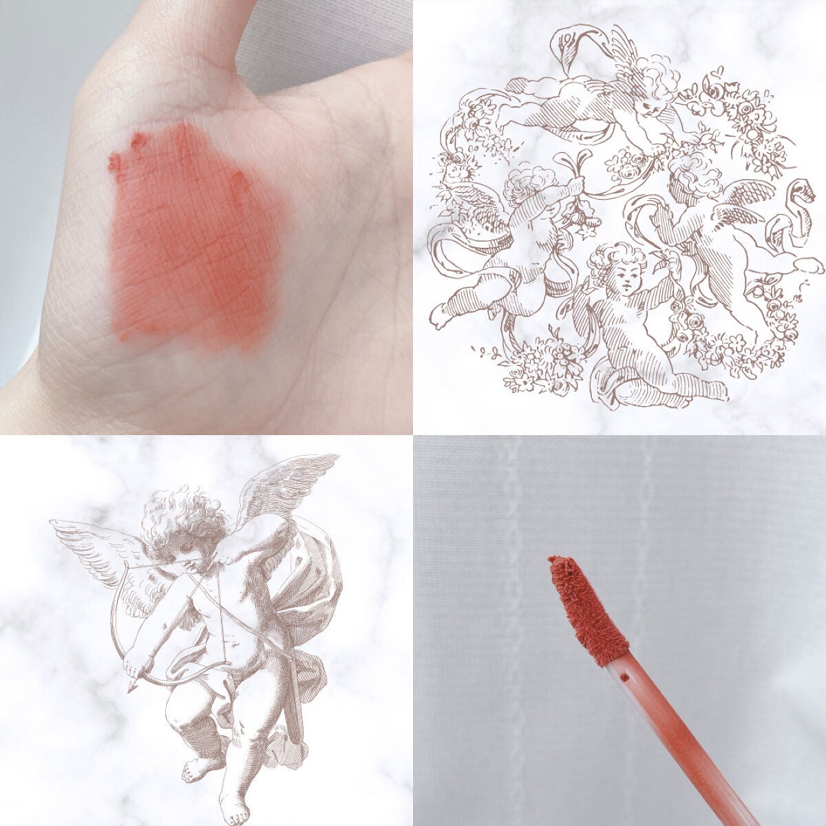 リトルエンジェルフェザーマットリップ/FlowerKnows/口紅を使ったクチコミ(2枚目)