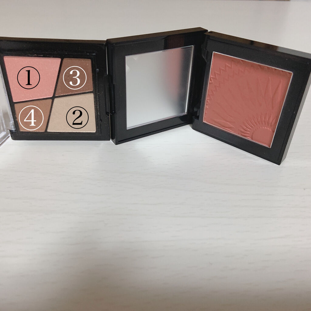 薄霧錦紗 単色チーク/ZEESEA/パウダーチークを使ったクチコミ（3枚目）