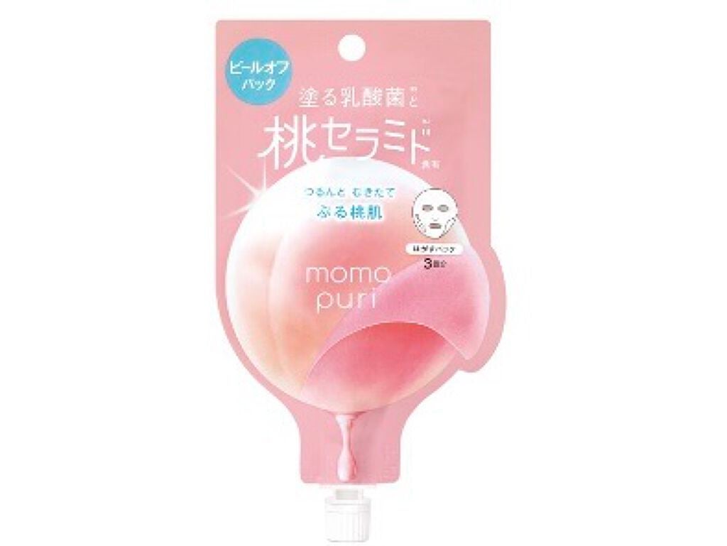 ももぷり フレッシュピールオフパック/ももぷり/ピーリングを使ったクチコミ(3枚目)