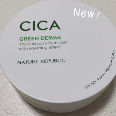 CICA GREEN DERMA The cushion covers skin with soothing effect/ネイチャーリパブリック/クッションファンデーションを使ったクチコミ（1枚目）