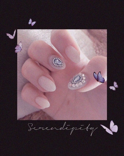 セミキュアジェルネイル(ハンド)/ohora/ネイルシールを使ったクチコミ(7枚目)