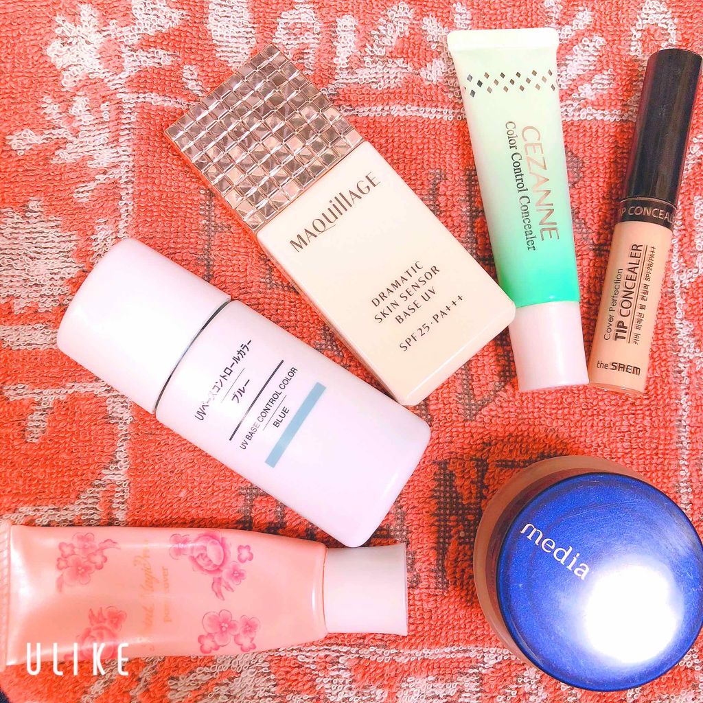 赤み補正コンシーラー/CEZANNE/クリームコンシーラーを使ったクチコミ（2枚目）