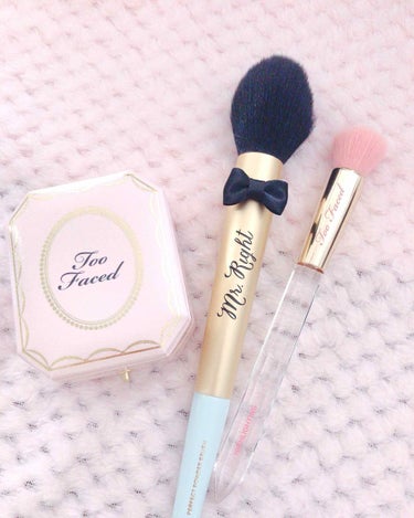 ダイヤモンドライト ハイライター ブラシ/Too Faced/メイクブラシを使ったクチコミ（1枚目）