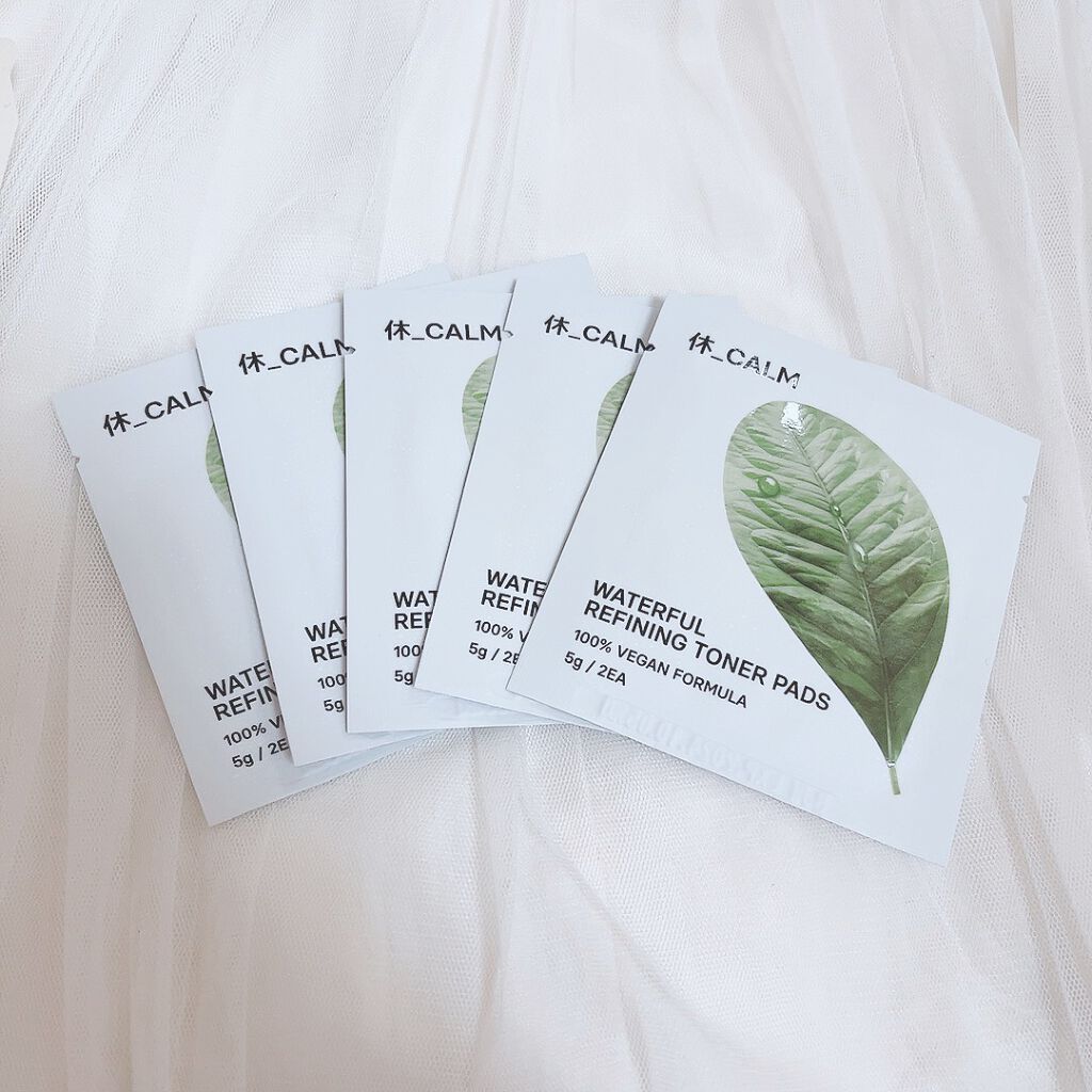 ウォーターフル コンブ茶トナーパッド/HUE_CALM/トナーパッドを使ったクチコミ（2枚目）