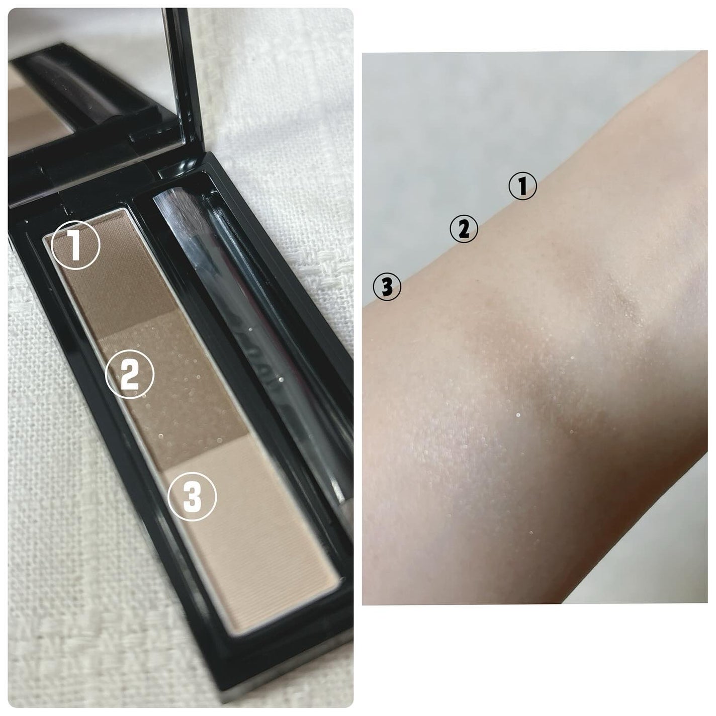 ヴィセ リシェ アイブロウパウダー/Visée/パウダーアイブロウを使ったクチコミ(2枚目)