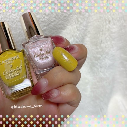 カラフルネイルズ/キャンメイク/マニキュアを使ったクチコミ(4枚目)