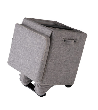 TOR マッサージスツール ムーブ AX-HPT370  lg（ライトグレー）