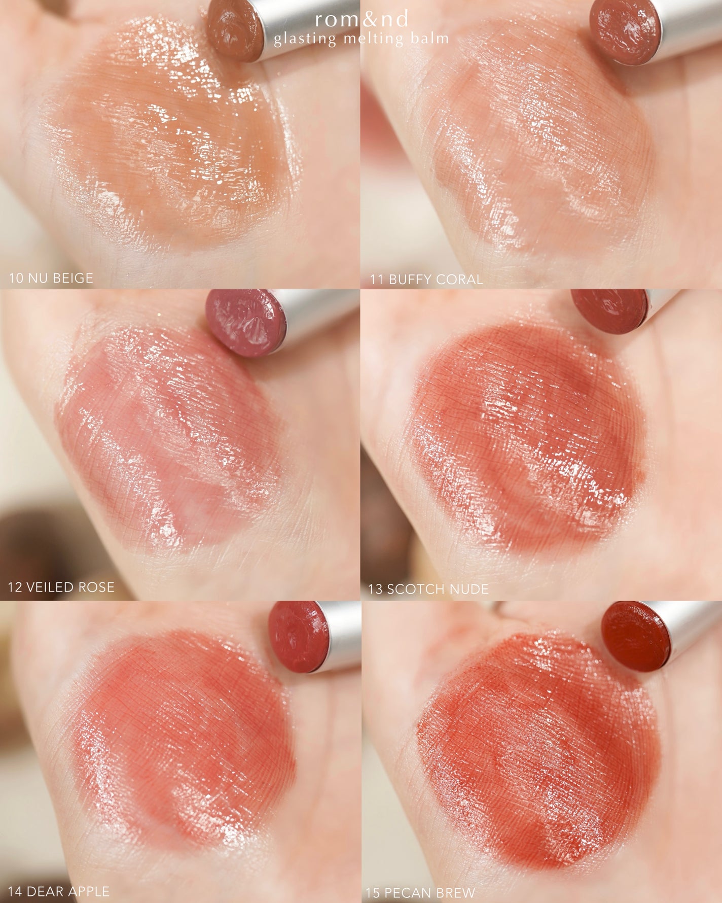 グラスティングメルティングバーム/rom&nd/リップバームを使ったクチコミ(3枚目)