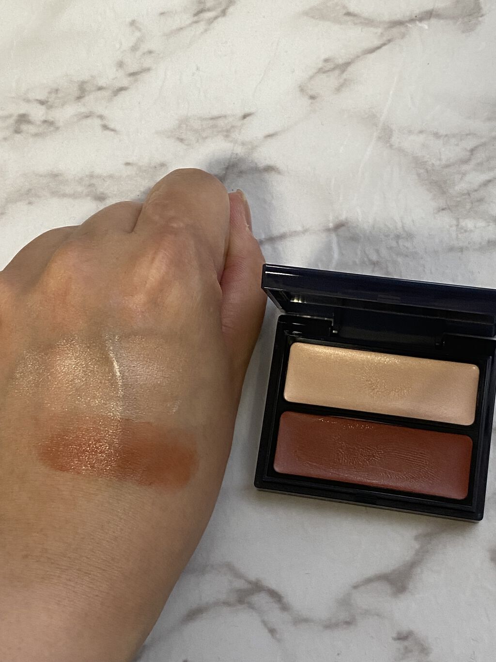 セラムマルチグロウデュオ/Borica/クリームハイライトを使ったクチコミ（3枚目）