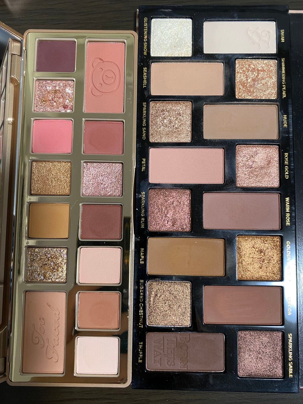 テディ ベア アイシャドウ パレット/Too Faced/アイシャドウパレットを使ったクチコミ(5枚目)