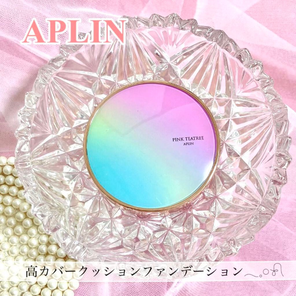ピンクティーツリーカバークッション/APLIN/クッションファンデーションを使ったクチコミ(1枚目)