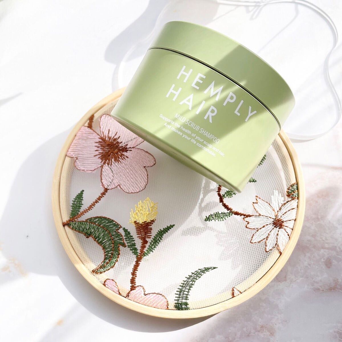 マイルドスクラブシャンプー/HEMPLY HAIR/市販シャンプーを使ったクチコミ（1枚目）