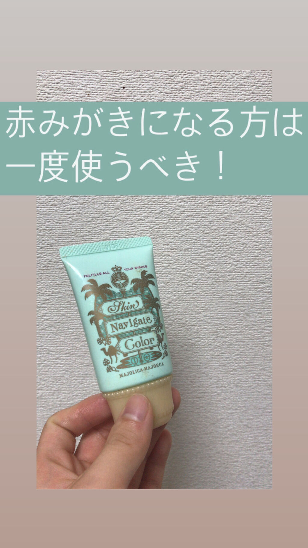 スキンナビゲートカラー/MAJOLICA MAJORCA/化粧下地を使ったクチコミ（1枚目）