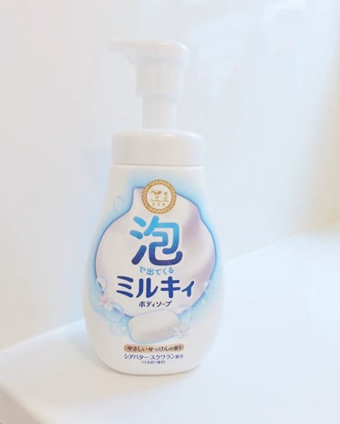 泡で出てくる ミルキィボディソープ やさしいせっけんの香り ポンプ付550ml/ミルキィ/ボディソープを使ったクチコミ（3枚目）