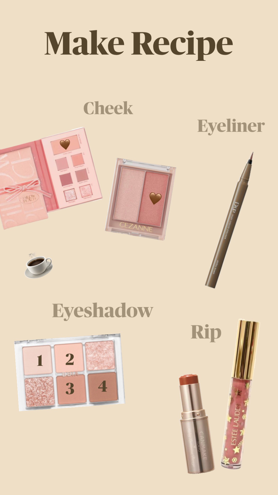 2021 F/Wルックブックパレット Pillow Peach/espoir/アイシャドウパレットを使ったクチコミ（2枚目）