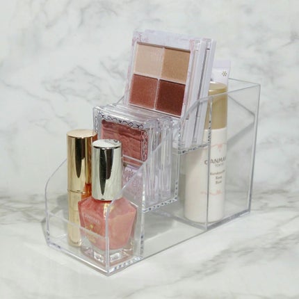 3段式クリアーケース/DAISO/その他化粧小物を使ったクチコミ(3枚目)