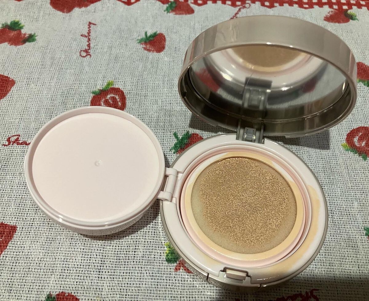 アートレス パーフェクト クッション #21 Light Beige/heimish/クッションファンデーションを使ったクチコミ（3枚目）