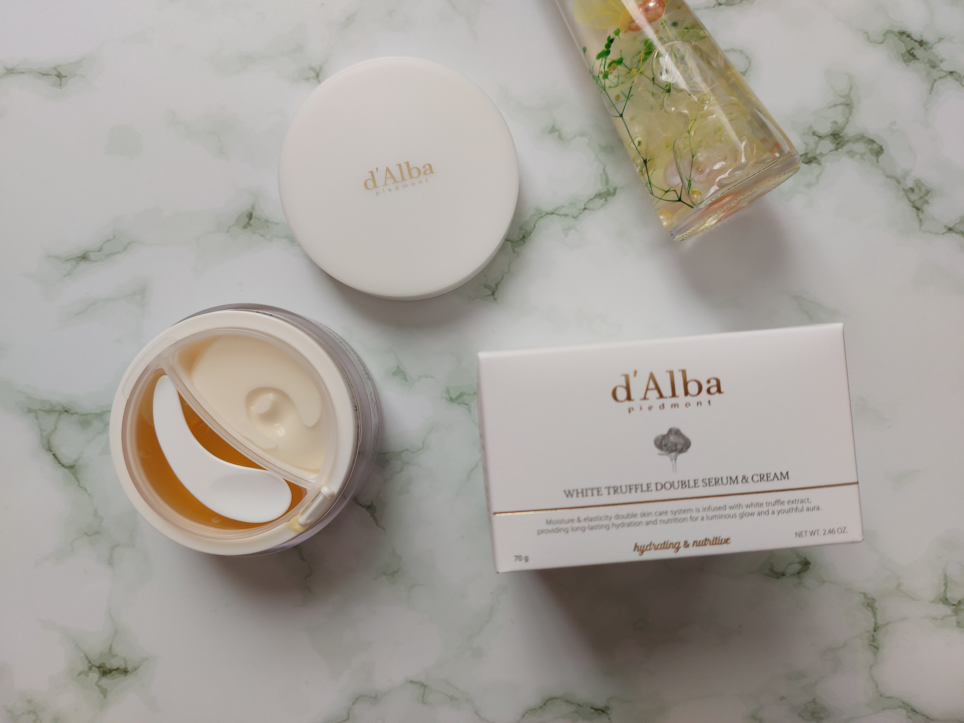 ホワイトトリュフダブルセラムアンドクリーム/ダルバ/フェイスクリームを使ったクチコミ（1枚目）