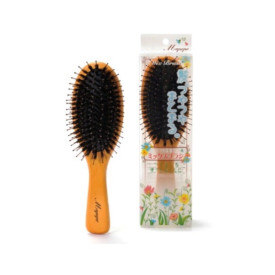 つやつや天然毛のミックスブラシ/マペペ/ヘアブラシを使ったクチコミ(1枚目)