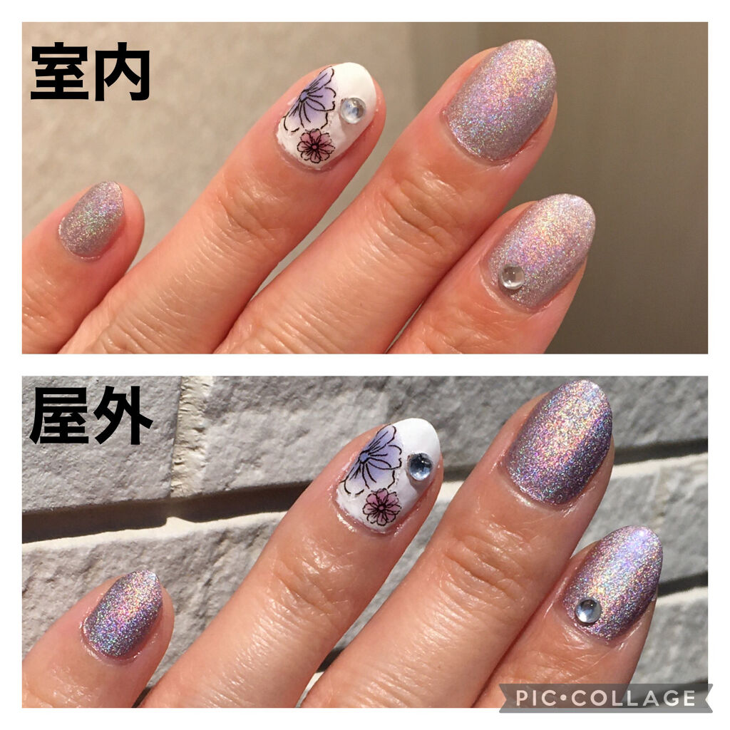 ネイルホリック リミテッドカラー Popping Sugar/ネイルホリック/マニキュアを使ったクチコミ（2枚目）