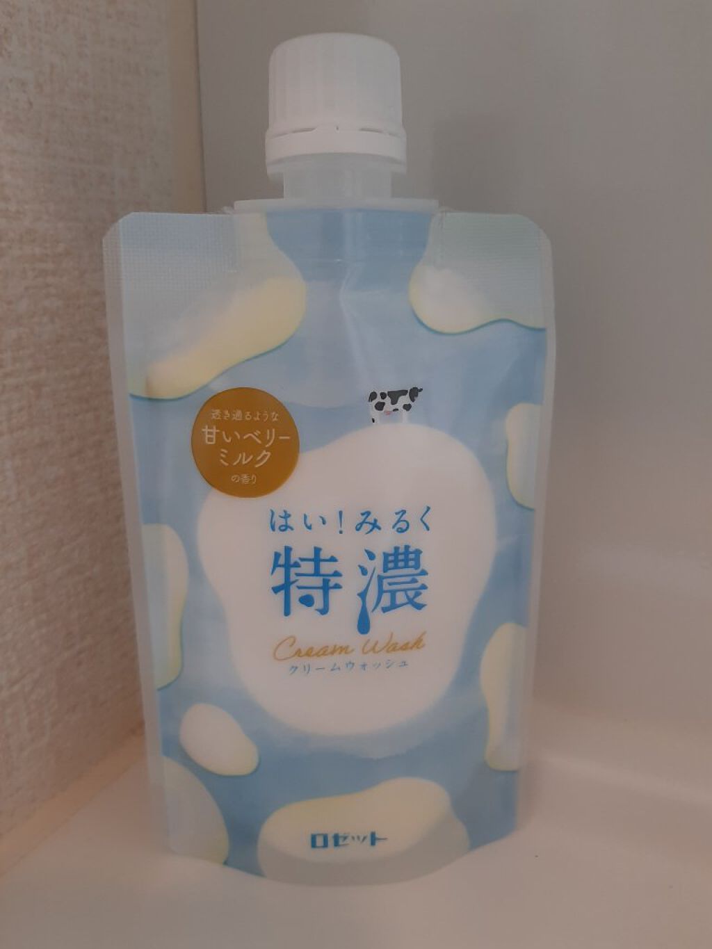 はい！みるく特濃 クリームウォッシュ/ロゼット/洗顔フォームを使ったクチコミ（1枚目）