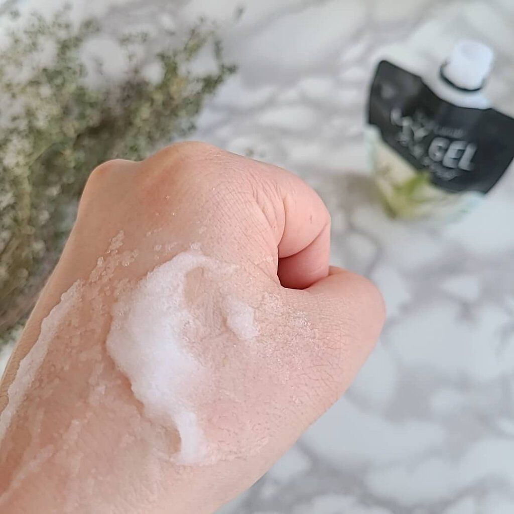 MY GEL 岩塩スクラブ/COSME RECIPE/ボディスクラブを使ったクチコミ（3枚目）