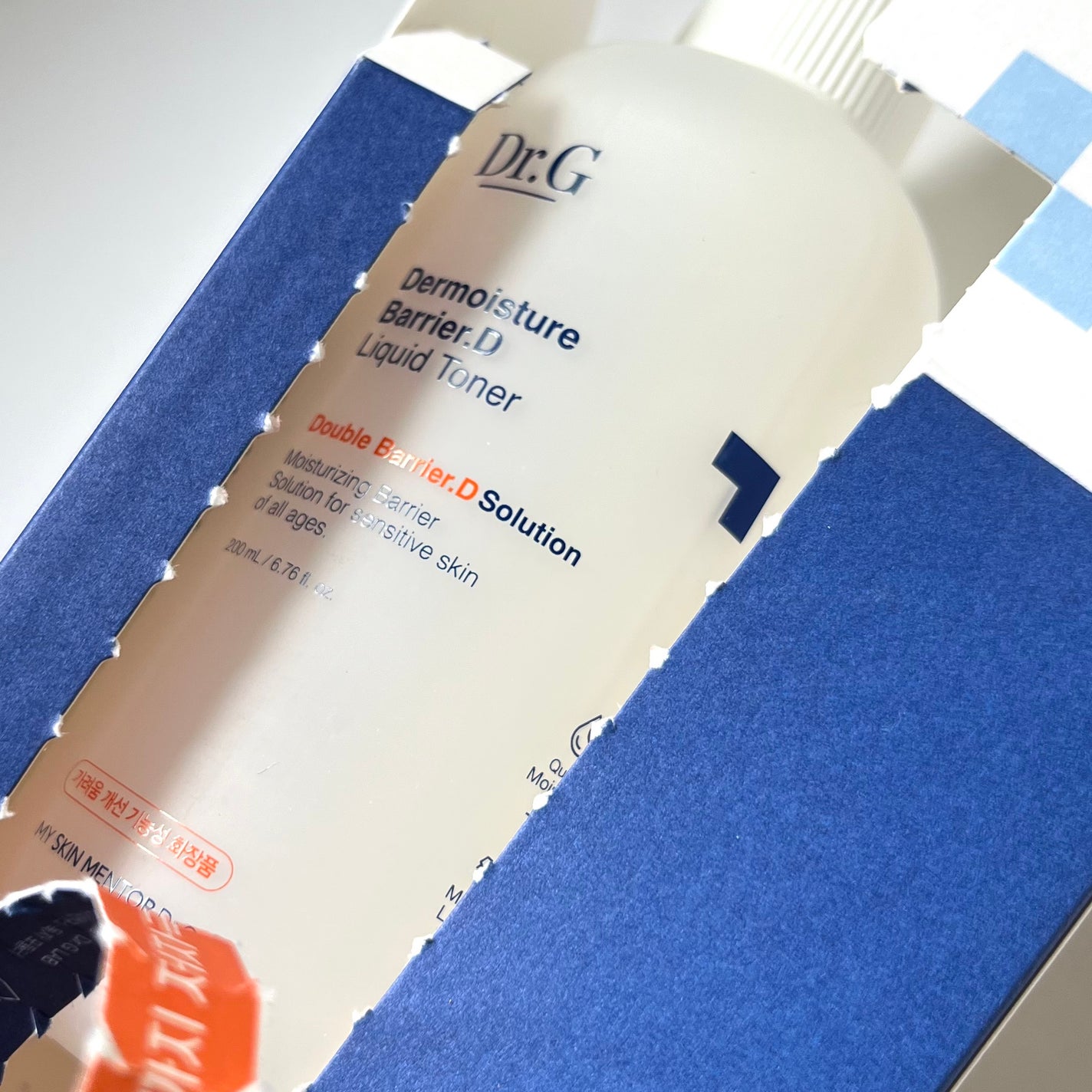 ザモイスチャーバリアDリキッドトナー/Dr.G/化粧水を使ったクチコミ(1枚目)