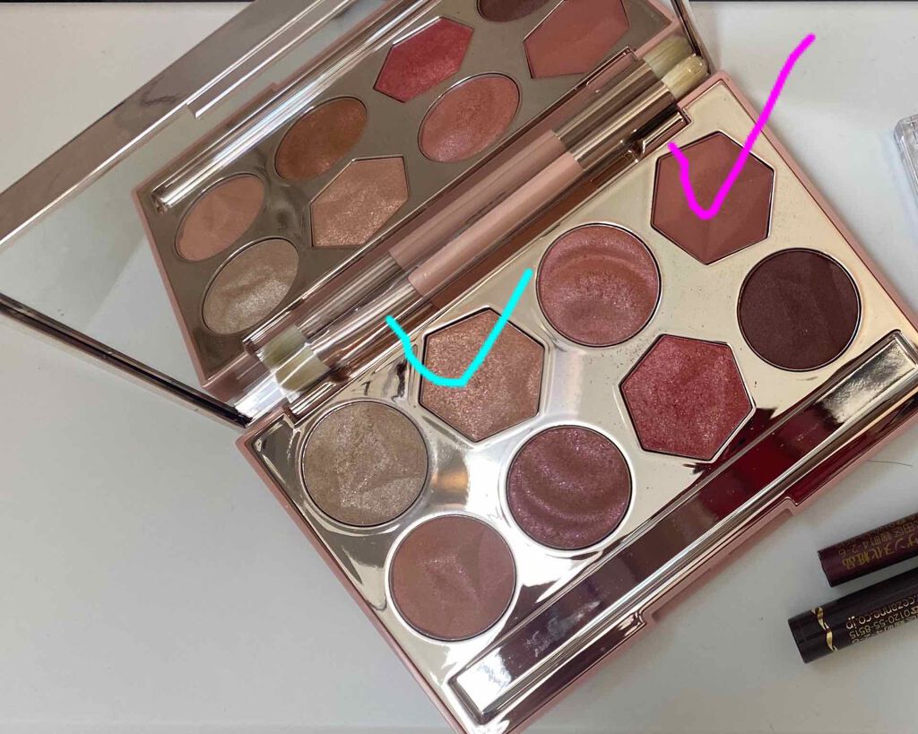 プリズム エアー アイ パレット/CLIO/アイシャドウパレットを使ったクチコミ（2枚目）