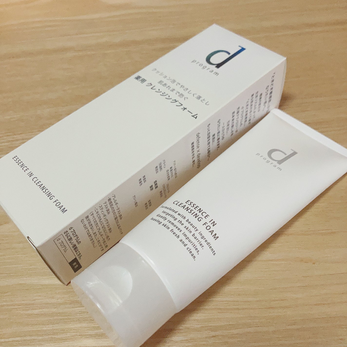 エッセンスイン クレンジングフォーム/d プログラム/洗顔フォームを使ったクチコミ(1枚目)